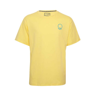 Qassar Half Sleeve Cotton T-Shirt - Crab Yellow - Image 2